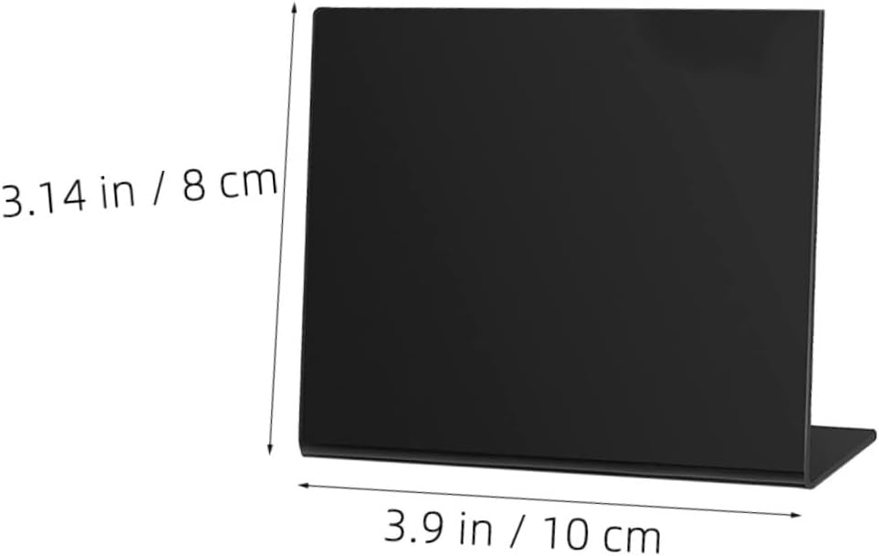 Acrylic Chalkboard Sign Desktop Display Small Blackboard Blackboard Decor for Wedding Party Home Set