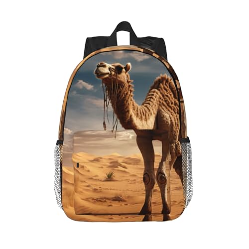 Sac à dos élégant pour ordinateur portable en tissu résistant sable du désert