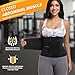 SCULPT TOUCH Women's Waist Trainer Corset, Tummy Control Shapewear Belt for Workout, Black (Black, Medium)