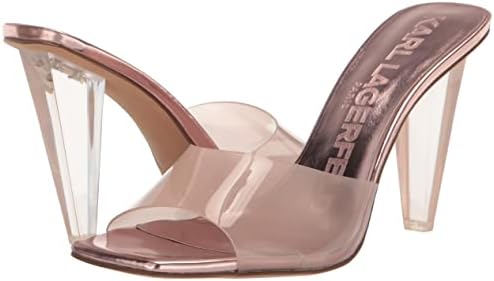 Karl Lagerfeld Paris Women's Cieone Heeled Sandal, Pink Multi, 7.5 | Image 6