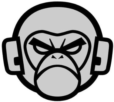 Mil-Spec Monkey Head Logo Vinyl Decal (Black)