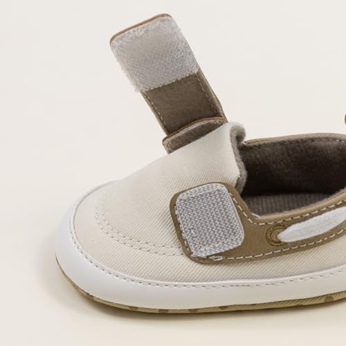 Image of Infant Baby Boys Girls Canvas Sneaker Toddler Slip On Anti Skid Newborn First Walkers Candy Shoes for 0-18 Months