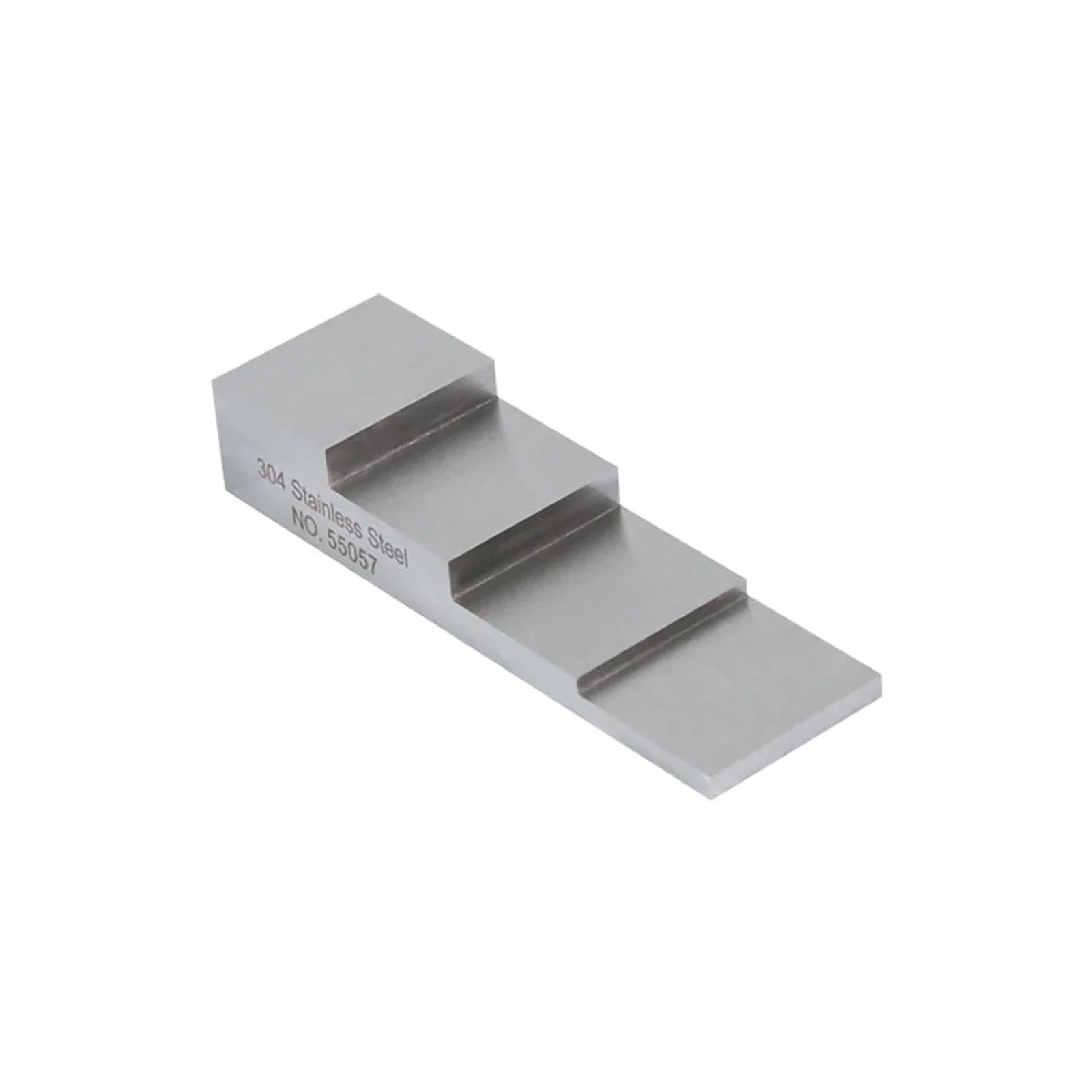 Ultrasonic Thickness Gauge Calibration Block Aluminum/304 Stainless Steel/1018 Steel 4 Step Test,Powertools(3-15mm ss)