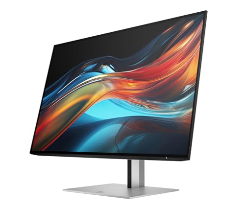 Image of HP Series 7 Pro 24 inch WUXGA USB-C Docking Monitor with Adjustable Tilt /Swivel /Pivot /Height, VESA Mount, Displayport w /DKZ Hub, Black /Silver