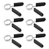 ZoZoMaiy 6 Pack Spring Collar Clips 25 mm Dumbbell Barbell Clamps Exercise Collars Barbell Clip Clamps for Olympic…