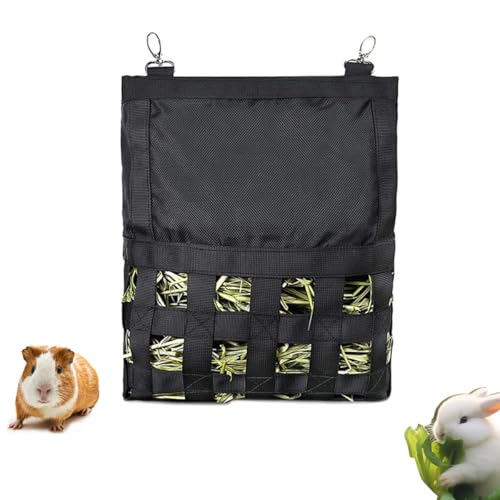Rabbit Hay Feeder Bag for Bunny, Guinea Pig, Chinchilla - Minimizes Waste, Keeps Hay Fresh and Clean, Saves Space, Keeps Cage Cleaner - image 7