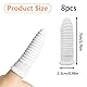 Hundezahnbürste, Fingerling Wiederverwendbar aus Baumwolle Pet Finger Zahnbürste für Hunde Fingerlinge Hunde Zahnpflege Anti-Plaque Finger Zahnbürste für Haustiere (8 Stück)