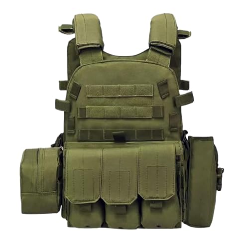 Chaleco De Juvenil - Chalecos Tácticos para Niños De Tela Oxford De 17,72 Pulgadas | Chaleco De Paintball Inflable Ajustable | Uniforme De Combate del Ejército para Jugar Al Aire Libre para Niño