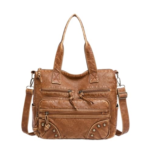 Image of Hobo Handbag and Purses for Women,Top Handle Satchel Purse Tote Shoulder Bags Faux Leather for Ladies