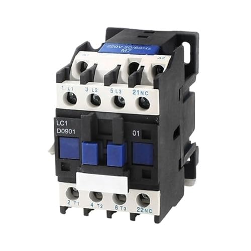 Contacteur LC1-D0901 avec bobine 220V CA robuste et montage rapide