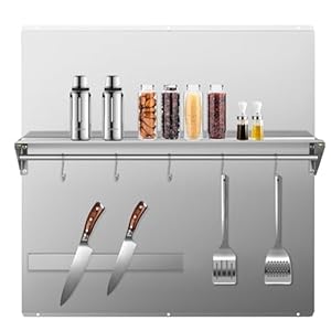 Stainless Steel Backsplash, Stove B...