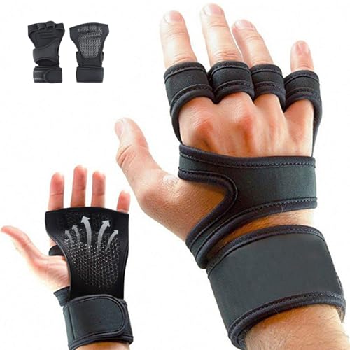 Guantes de gimnasio para evitar lesiones de muñeca en pesas 1