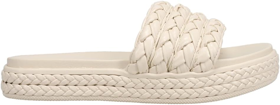 MIA レディース Bri 編み込み プラットフォーム スライド カジュアル
