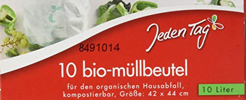 Jeden Tag Bio Müllbeutel 10ltr., 10 Stück