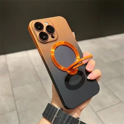 Étui de support de dégradé de luxe pour iPhone 15 Pro Max housse magnétique