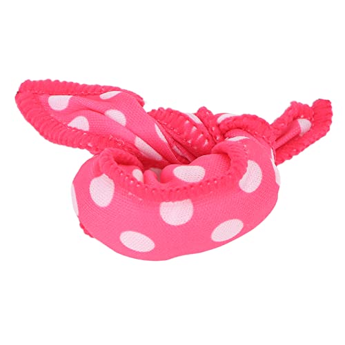 Papillotes macios, rolos de cabelo dobráveis ​​para dormir sem calor cogumelo vermelho rosa para a n