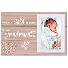 New grandparents gift new grandma grandpa gift pregnancy announcement present when a child is bornso are grandparents get promoted to grandmother grandfather wooden picture frame photo frame  urban country home decor