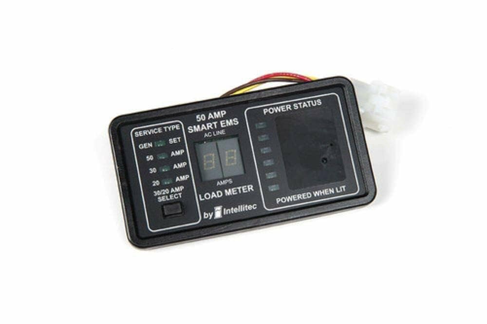 0000903150 50 Amp Smart EMS Monitor Panel, Black