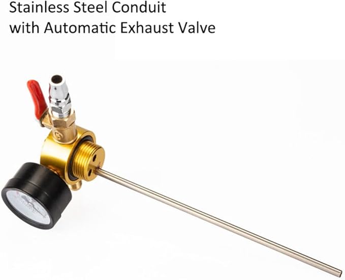 Kit de Limpieza para Aire Acondicionado con Manómetro y Válvula de Alivio miniatura 4