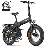 ENGWE EP-2 3.0 BOOST Bici Elettrica Pieghevole, Batteria Da 48 V 13,5Ah (Nero+Lucchetto a U)