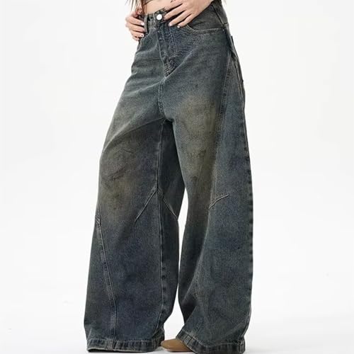 Baggy Jeans Cargo Pants for Women Low Waist Wide Leg Baggy Jeans Casual Loose Boyfriends Trousers3