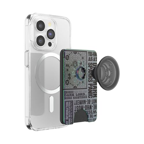 Image of PopSockets Phone Wallet for MagSafe, Phone Card Holder with Grip, Harry Potter - Dark Lord Returned