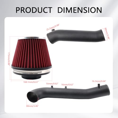 RRKEETTXY Dry Filter Intake