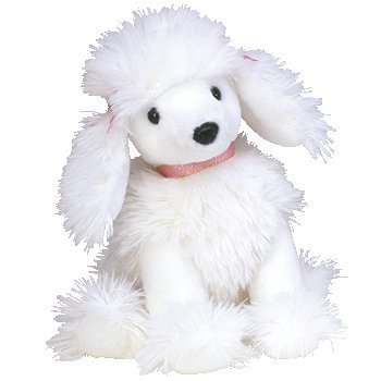 TY~L'AMORE THE WHITE POODLE BEANIE BABY RARE by TY~BEANIES DOGS