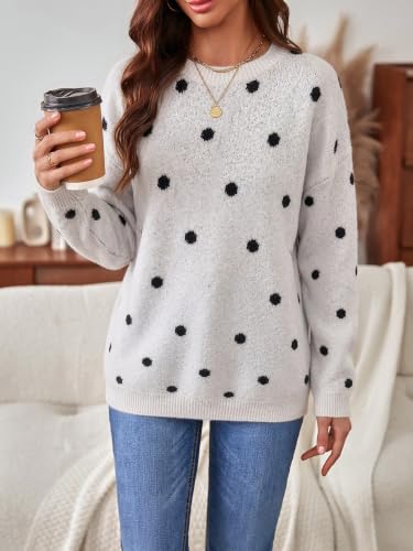 Image of MakeMeChic Women's Striped Sweaters Halloween Vintage Grandpa Sweaters