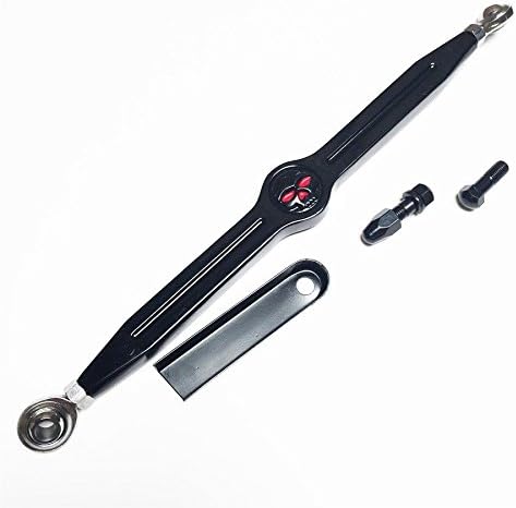 Miniatura 4 de XKH - Enlace de cambio de marchas de calavera para motocicleta compatible con Harley Heritage Softail Nostalgia FLSTN Night Train EFI FXSTBI Negro