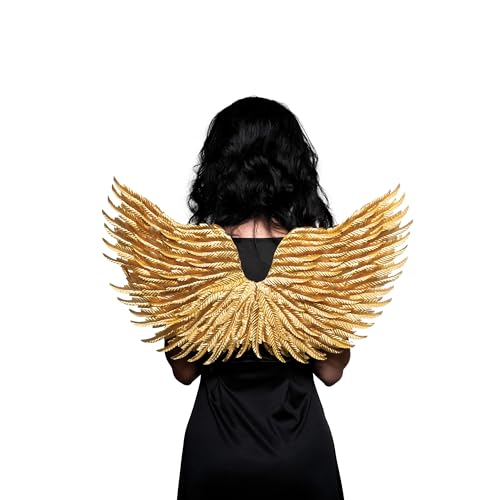 UNDERWRAPS Girls Gold Foil Wings - Adult Halloween Costumes, Women