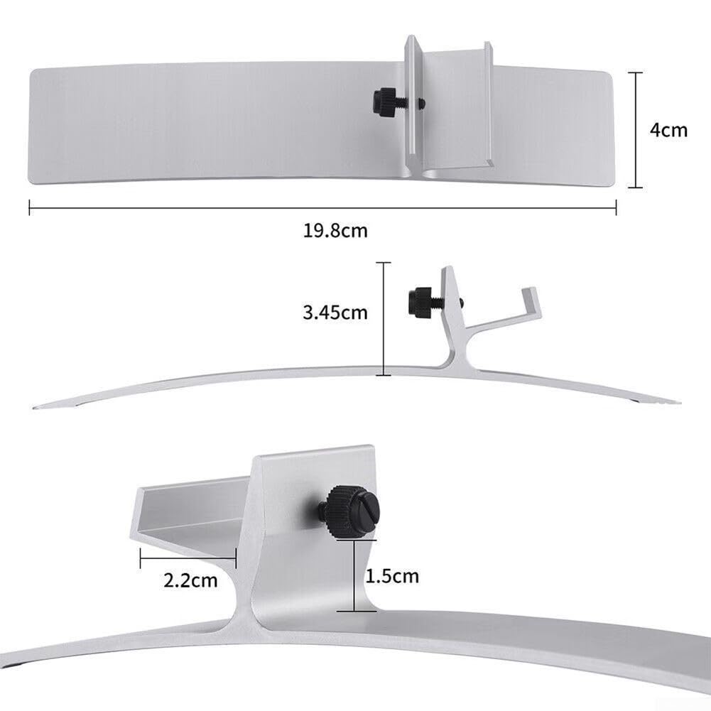 Standfüße für Infrarot-Heizung, Aluminiumlegierung, verstellbare Infrarot-Heizungsheizung, Halterungs-Kit für Infrarot-Heizungen (Silber)
