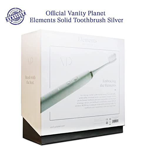 Brosse à dents électrique anti-bactérienne Vanity Planet base UV et 3 têtes de rechange