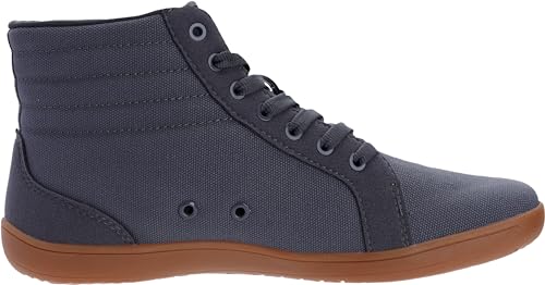 Image of WHITIN Men's Wide Hi-top Minimalist Barefoot Sneakers | Zero Drop Sole | Cushioned Ankle Support