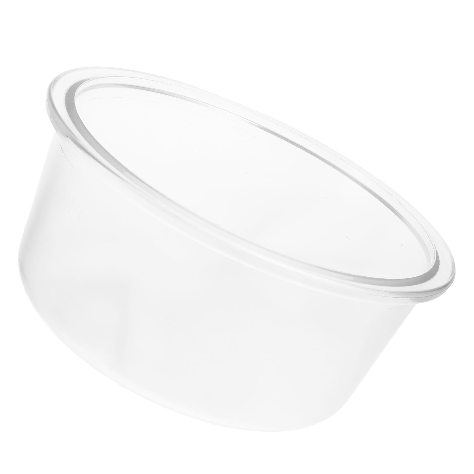 Luxshiny Runder Glasbehälter mit Deckel für Chemische Flüssigkeiten Außergewöhnliche Transparenz und Klare Sicht als Lehrmittel im Labor