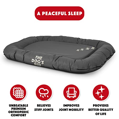 The Dog’s Bed Utility Waterproof Reversible Dog Bed, Large ZZZZ, Tough YKK Zippers, Washable Durable Cover - Image 3