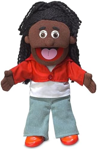 Marionnette à Main Granny – 35 Cm – Bouche Et Bras Mobiles – Cadeau Enfant – Silly Puppets – Peluche Interactive
