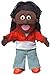 Produktbild Sierra Schwarze 40cm Handpuppe für Kinder von Silly Puppets | Mit Beweglichem Mund Und Armen | Abnehmbare Handwaschbare Kleidung