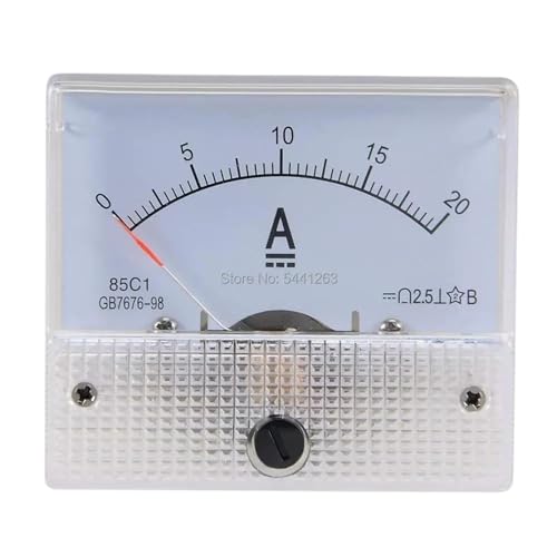Ampèremètre DC 2A cadran analogique 85C1 jauge ampère test circuit