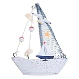 Photo Gallery hohopeti modello barca in legno decorazione piccola barca da tavolo artigianato per soggiorno stile blu Photo Gallery hohopeti modello barca in legno decorazione piccola barca da tavolo artigianato per soggiorno stile blu