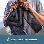 Klymit V Seat, Lightweight Inflatable Travel Cushion, Best for Camping, Bleachers, or Glassing Pad , Gray - Image 3