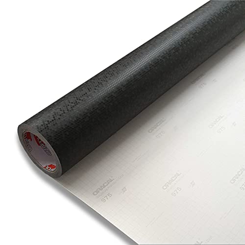 50€/m² Oracal 975 HC-070 Waben Honeycomb Carbon schwarz 3D Autofolie Folie Carwrapping (152cm x 25cm)
