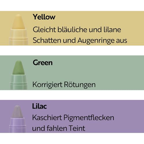 M. Asam MAGIC FINISH Color Correcting Stick Green (2g) – Neutralisiert Rötungen & Hautirritationen, mit beruhigendem Magnolien-Extrakt, cremige Textur für makelloses Make-up, veganer Korrekturstift