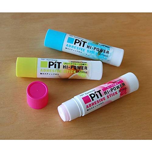 Amazon.co.jp: Tombow スティック糊ピットハイパワーSローズ PT-TPK01