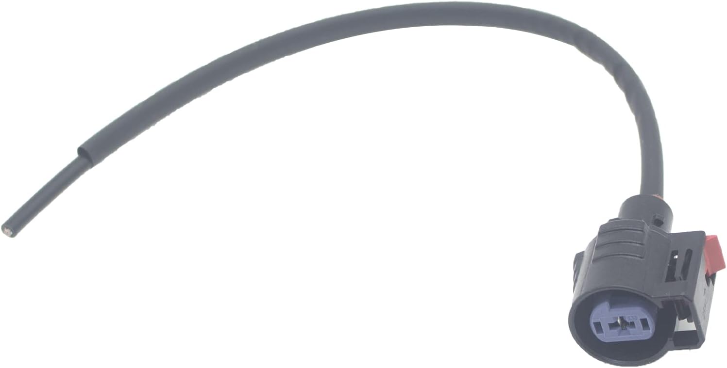 Starter Pigtail Connector Harness Plug for 2014-2018 Chevrolet Chevy Silverado 1500 4.3L V6, and 5.3L and 6.2L V8, (Black)