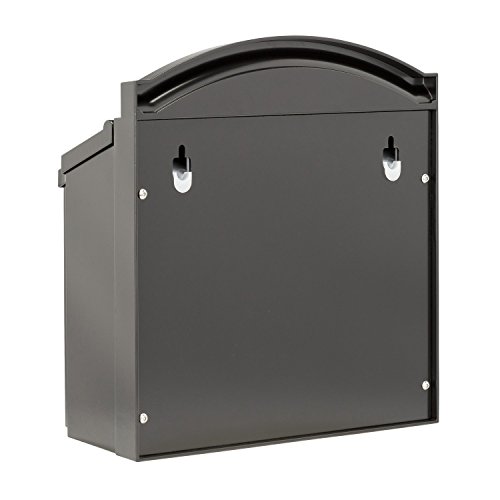Whitehall Products Wall Mount Mailbox in Black #TOP4