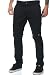 Dickies Men's Skinny Straight Double Knee Work Pant, Black, 30x32