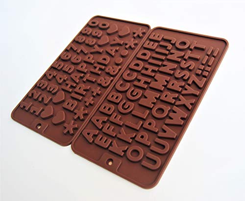Chocolate Letter Mold Silicone Letter Mold Alphabet Number Chocolate Candy Molds Trays Set of 2 Happy Birthday Cake Decorations Symbols DIY Baking Tools Cake Molds Moldes para chocolates Chocolate Letter Mold Silicone Letter Mold Alphabet Number Chocolate Candy Molds Trays Set of 2 Happy Birthday Cake Decorations Symbols DIY Baking Tools Cake Molds Moldes para chocolates