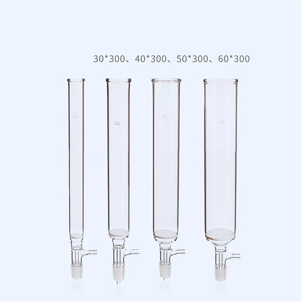 Colonne chromatographique de laboratoire avec connexion givrée 19#/24#, colonne d'aspiration plaque sable Équipements de laboratoire