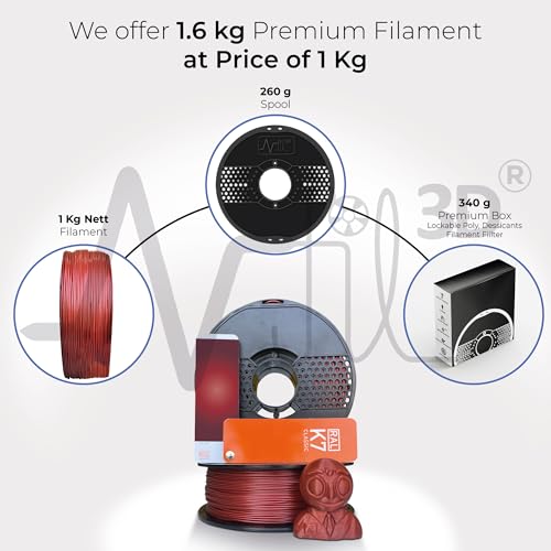 Image of NFIL3D Premium HS PLA+ Radiant Copper - 3D Printing Filament | Compatible with All 3D Printers | 1.75mm | 1Kg Nett Weight